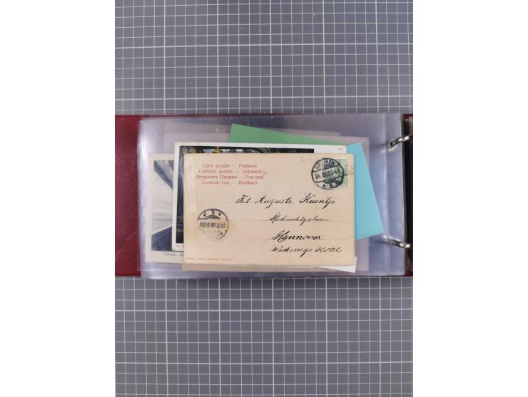 1892/1939, umfangreiche Sammlung “U.S. GERMAN SEA POST” mit ca. 400 Briefen, Karten und Ganzsachen, Schwerpunkt vor 1920 mit 