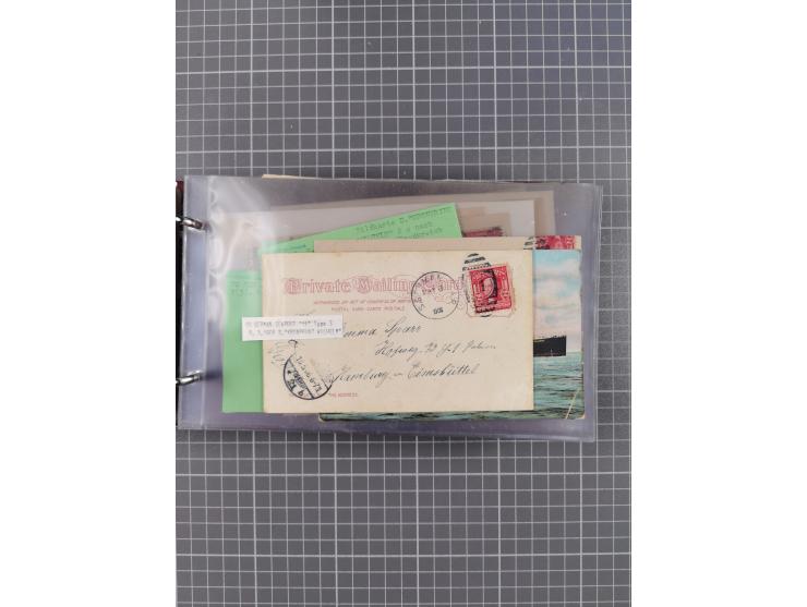 1892/1939, umfangreiche Sammlung “U.S. GERMAN SEA POST” mit ca. 400 Briefen, Karten und Ganzsachen, Schwerpunkt vor 1920 mit 