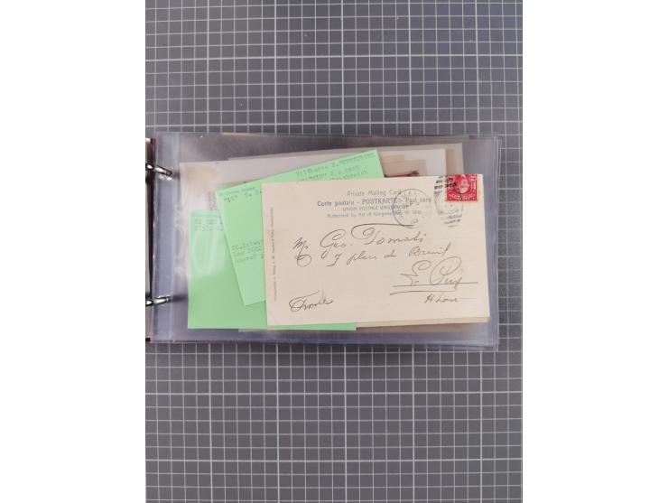 1892/1939, umfangreiche Sammlung “U.S. GERMAN SEA POST” mit ca. 400 Briefen, Karten und Ganzsachen, Schwerpunkt vor 1920 mit 