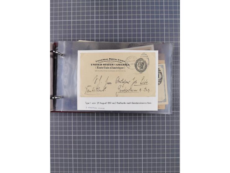 1892/1939, umfangreiche Sammlung “U.S. GERMAN SEA POST” mit ca. 400 Briefen, Karten und Ganzsachen, Schwerpunkt vor 1920 mit 