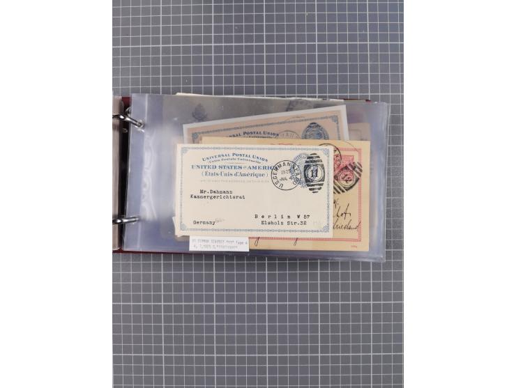 1892/1939, umfangreiche Sammlung “U.S. GERMAN SEA POST” mit ca. 400 Briefen, Karten und Ganzsachen, Schwerpunkt vor 1920 mit 