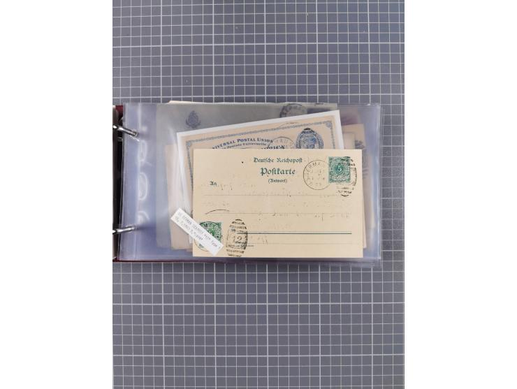 1892/1939, umfangreiche Sammlung “U.S. GERMAN SEA POST” mit ca. 400 Briefen, Karten und Ganzsachen, Schwerpunkt vor 1920 mit 