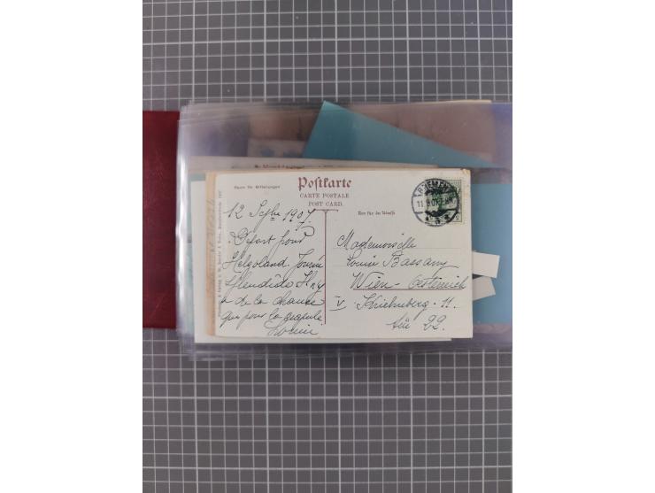 1892/1939, umfangreiche Sammlung “U.S. GERMAN SEA POST” mit ca. 400 Briefen, Karten und Ganzsachen, Schwerpunkt vor 1920 mit 