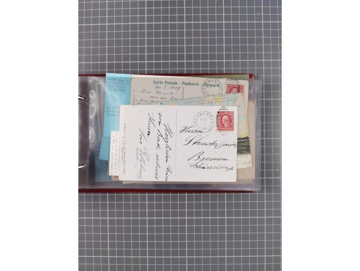 1892/1939, umfangreiche Sammlung “U.S. GERMAN SEA POST” mit ca. 400 Briefen, Karten und Ganzsachen, Schwerpunkt vor 1920 mit 