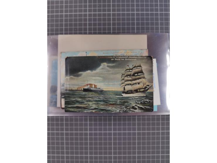 1892/1939, umfangreiche Sammlung “U.S. GERMAN SEA POST” mit ca. 400 Briefen, Karten und Ganzsachen, Schwerpunkt vor 1920 mit 