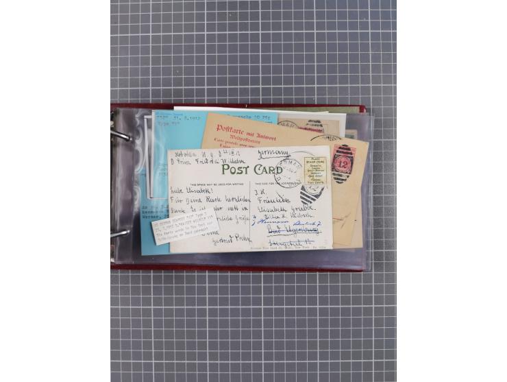 1892/1939, umfangreiche Sammlung “U.S. GERMAN SEA POST” mit ca. 400 Briefen, Karten und Ganzsachen, Schwerpunkt vor 1920 mit 
