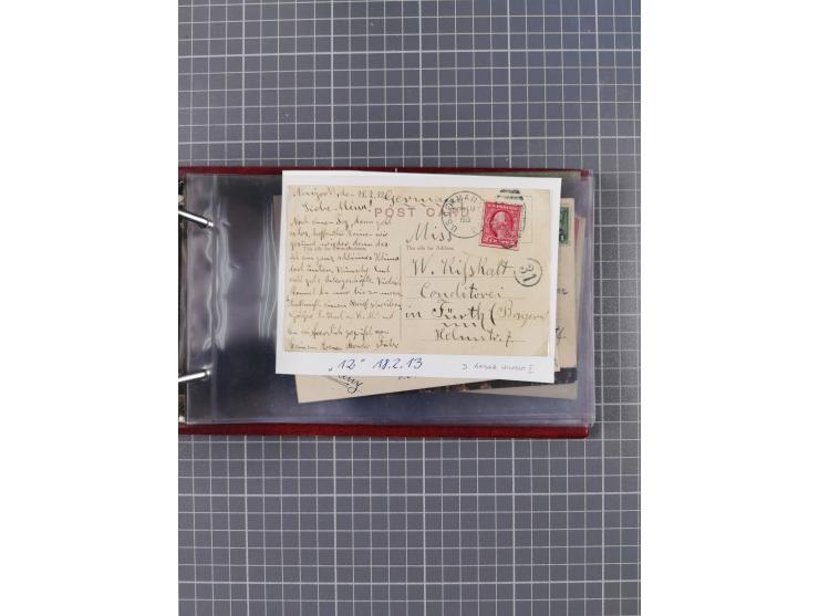 1892/1939, umfangreiche Sammlung “U.S. GERMAN SEA POST” mit ca. 400 Briefen, Karten und Ganzsachen, Schwerpunkt vor 1920 mit 