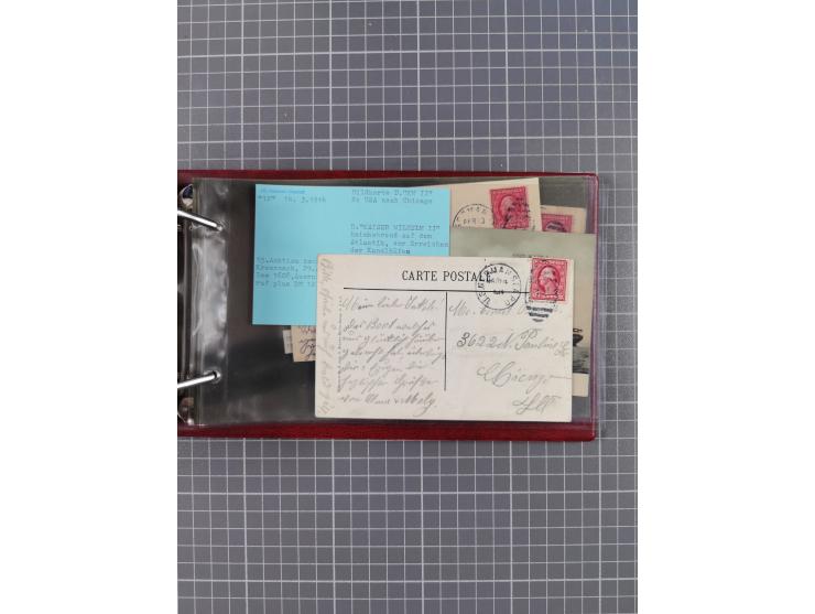1892/1939, umfangreiche Sammlung “U.S. GERMAN SEA POST” mit ca. 400 Briefen, Karten und Ganzsachen, Schwerpunkt vor 1920 mit 