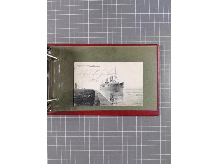 1892/1939, umfangreiche Sammlung “U.S. GERMAN SEA POST” mit ca. 400 Briefen, Karten und Ganzsachen, Schwerpunkt vor 1920 mit 