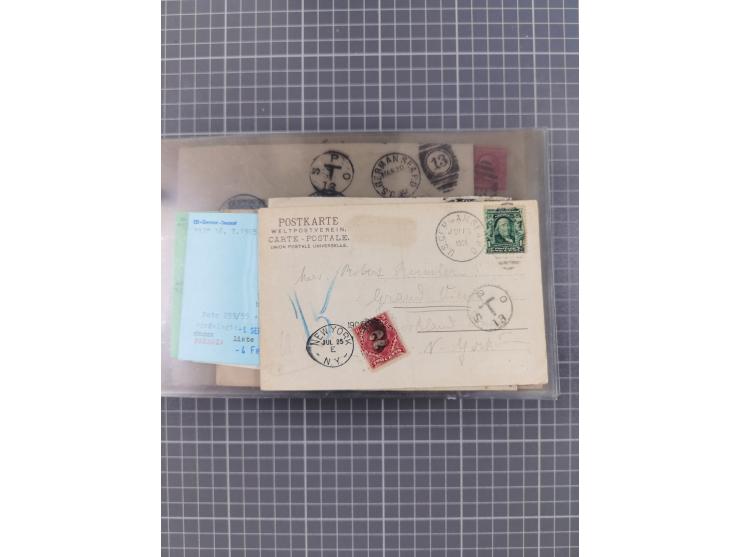 1892/1939, umfangreiche Sammlung “U.S. GERMAN SEA POST” mit ca. 400 Briefen, Karten und Ganzsachen, Schwerpunkt vor 1920 mit 