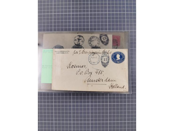 1892/1939, umfangreiche Sammlung “U.S. GERMAN SEA POST” mit ca. 400 Briefen, Karten und Ganzsachen, Schwerpunkt vor 1920 mit 