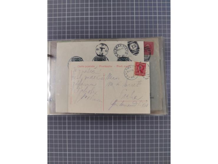 1892/1939, umfangreiche Sammlung “U.S. GERMAN SEA POST” mit ca. 400 Briefen, Karten und Ganzsachen, Schwerpunkt vor 1920 mit 