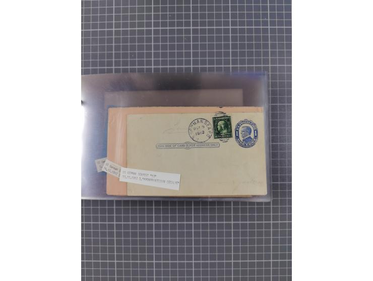 1892/1939, umfangreiche Sammlung “U.S. GERMAN SEA POST” mit ca. 400 Briefen, Karten und Ganzsachen, Schwerpunkt vor 1920 mit 