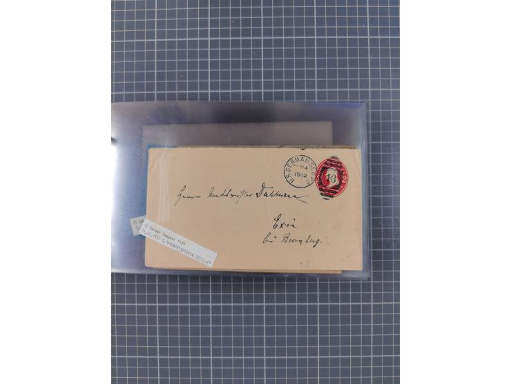 1892/1939, umfangreiche Sammlung “U.S. GERMAN SEA POST” mit ca. 400 Briefen, Karten und Ganzsachen, Schwerpunkt vor 1920 mit 