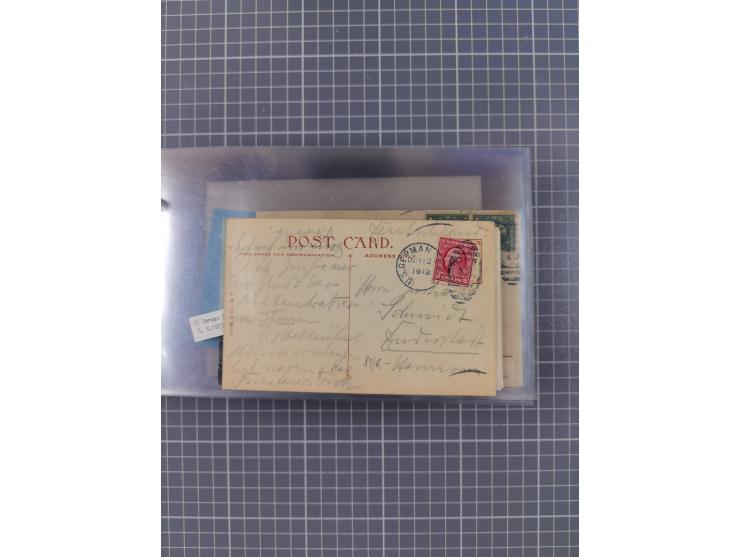 1892/1939, umfangreiche Sammlung “U.S. GERMAN SEA POST” mit ca. 400 Briefen, Karten und Ganzsachen, Schwerpunkt vor 1920 mit 