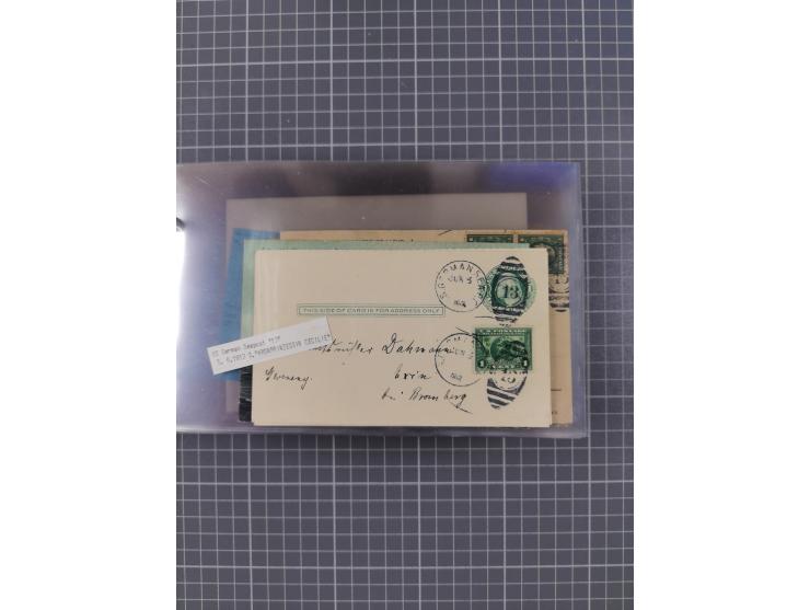 1892/1939, umfangreiche Sammlung “U.S. GERMAN SEA POST” mit ca. 400 Briefen, Karten und Ganzsachen, Schwerpunkt vor 1920 mit 