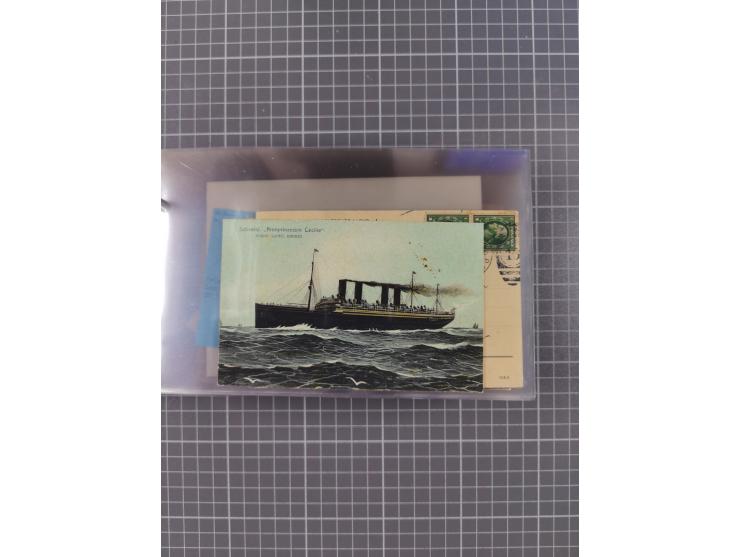 1892/1939, umfangreiche Sammlung “U.S. GERMAN SEA POST” mit ca. 400 Briefen, Karten und Ganzsachen, Schwerpunkt vor 1920 mit 