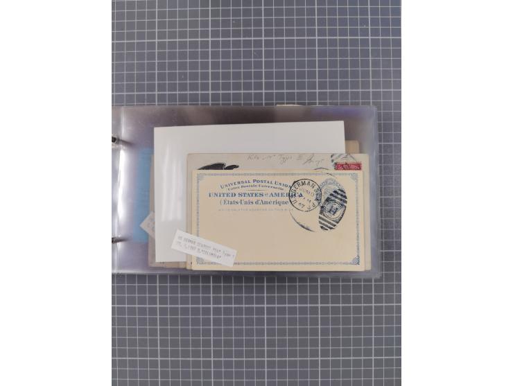 1892/1939, umfangreiche Sammlung “U.S. GERMAN SEA POST” mit ca. 400 Briefen, Karten und Ganzsachen, Schwerpunkt vor 1920 mit 