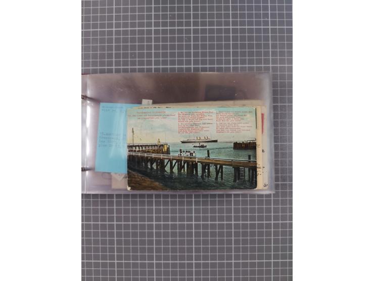 1892/1939, umfangreiche Sammlung “U.S. GERMAN SEA POST” mit ca. 400 Briefen, Karten und Ganzsachen, Schwerpunkt vor 1920 mit 