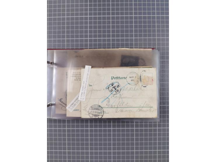 1892/1939, umfangreiche Sammlung “U.S. GERMAN SEA POST” mit ca. 400 Briefen, Karten und Ganzsachen, Schwerpunkt vor 1920 mit 
