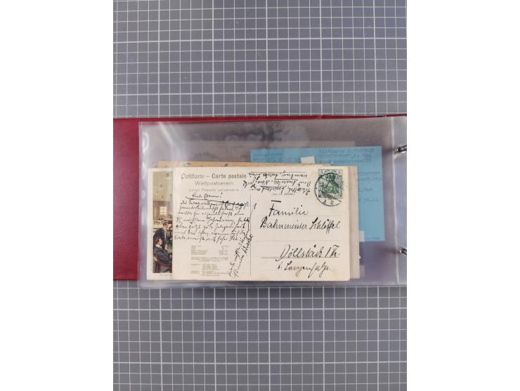 1892/1939, umfangreiche Sammlung “U.S. GERMAN SEA POST” mit ca. 400 Briefen, Karten und Ganzsachen, Schwerpunkt vor 1920 mit 