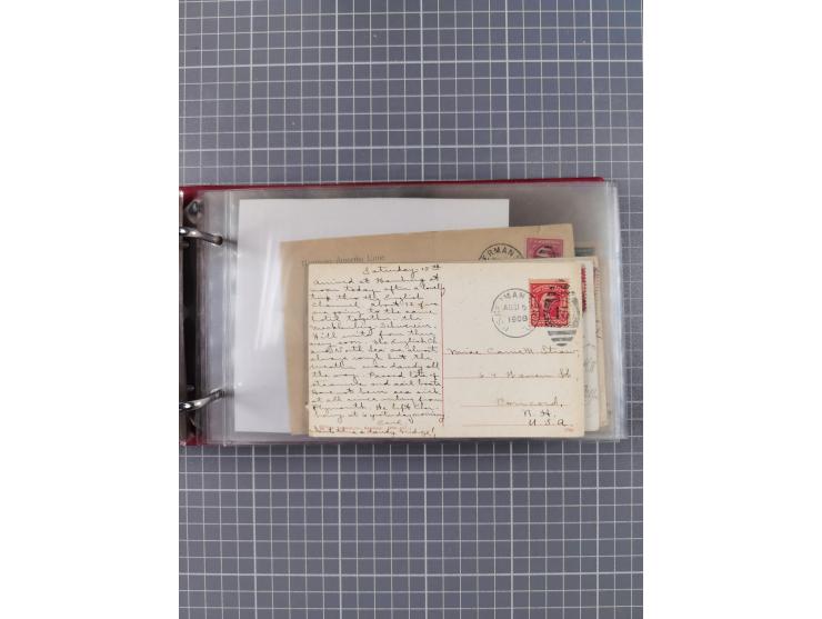 1892/1939, umfangreiche Sammlung “U.S. GERMAN SEA POST” mit ca. 400 Briefen, Karten und Ganzsachen, Schwerpunkt vor 1920 mit 