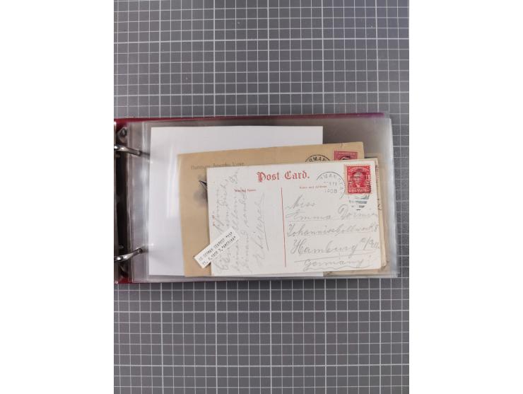 1892/1939, umfangreiche Sammlung “U.S. GERMAN SEA POST” mit ca. 400 Briefen, Karten und Ganzsachen, Schwerpunkt vor 1920 mit 