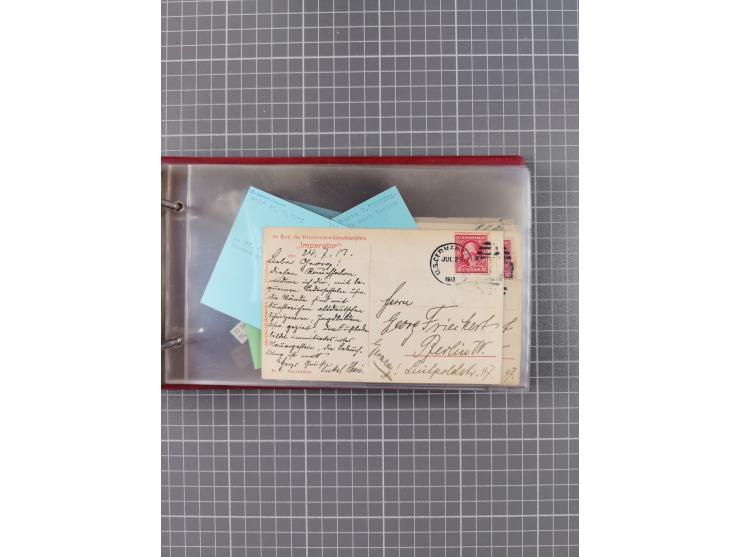 1892/1939, umfangreiche Sammlung “U.S. GERMAN SEA POST” mit ca. 400 Briefen, Karten und Ganzsachen, Schwerpunkt vor 1920 mit 