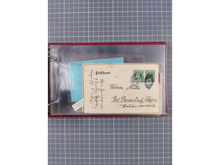 1892/1939, umfangreiche Sammlung “U.S. GERMAN SEA POST” mit ca. 400 Briefen, Karten und Ganzsachen, Schwerpunkt vor 1920 mit 