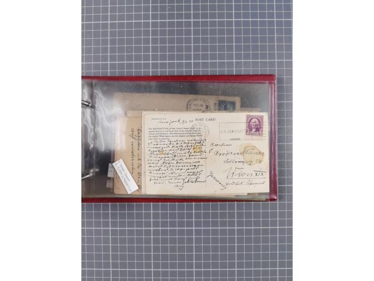 1892/1939, umfangreiche Sammlung “U.S. GERMAN SEA POST” mit ca. 400 Briefen, Karten und Ganzsachen, Schwerpunkt vor 1920 mit 