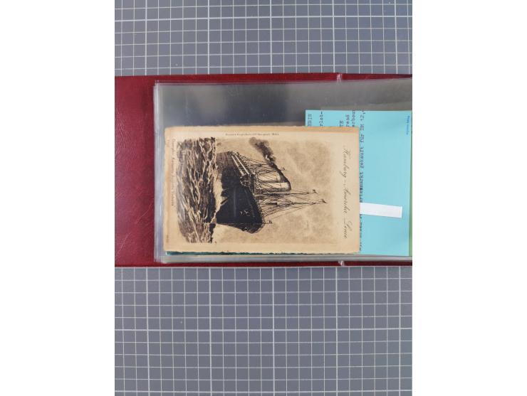 1892/1939, umfangreiche Sammlung “U.S. GERMAN SEA POST” mit ca. 400 Briefen, Karten und Ganzsachen, Schwerpunkt vor 1920 mit 