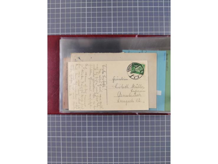 1892/1939, umfangreiche Sammlung “U.S. GERMAN SEA POST” mit ca. 400 Briefen, Karten und Ganzsachen, Schwerpunkt vor 1920 mit 