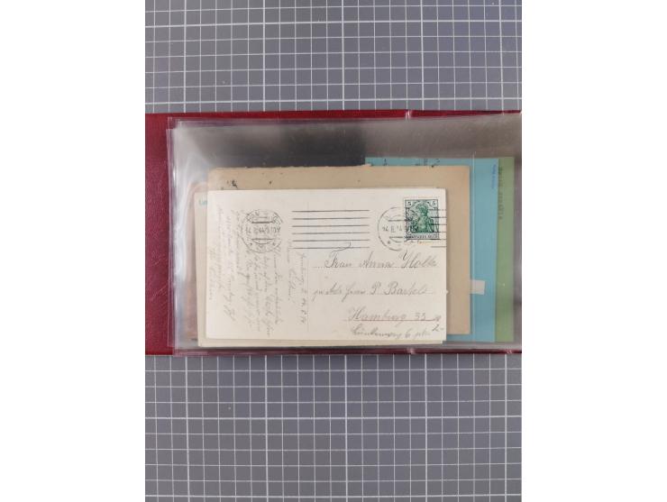 1892/1939, umfangreiche Sammlung “U.S. GERMAN SEA POST” mit ca. 400 Briefen, Karten und Ganzsachen, Schwerpunkt vor 1920 mit 