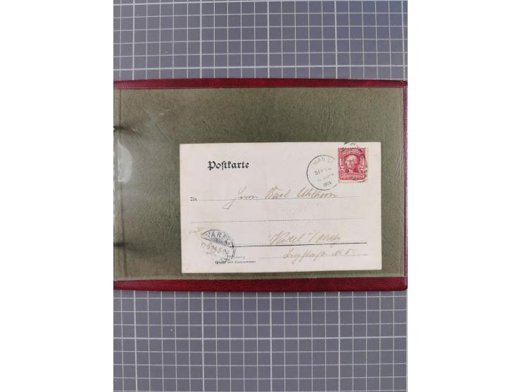 1892/1939, umfangreiche Sammlung “U.S. GERMAN SEA POST” mit ca. 400 Briefen, Karten und Ganzsachen, Schwerpunkt vor 1920 mit 