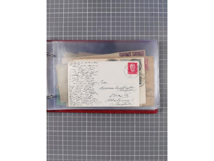 1891/1931, Sammlung “DASP LINIE HAMBURG-NEW YORK I-XXII” mit ca. 160 Briefen, Karten und GSK, dabei u.a. drei Bedarfsbelege a