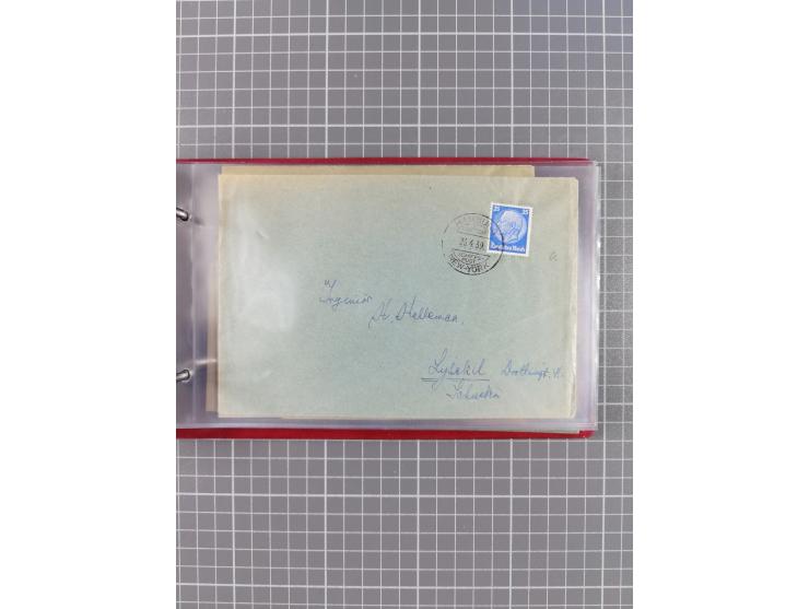 1924/39, Sammlung “DASP LINIE HAMBURG-NEW YORK A-E” und Stempel “D. DEUTSCHLAND bis D.NEW YORK” mit ca. 55 Briefen, Karten un