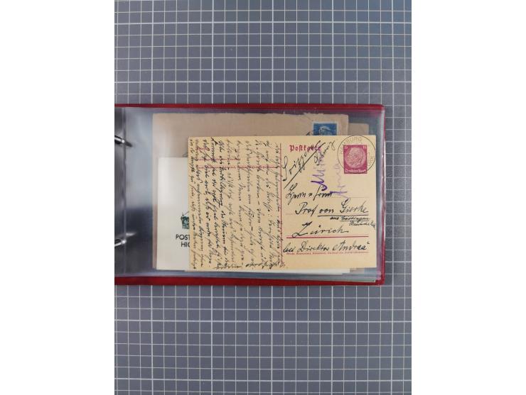 1924/39, Sammlung “DASP LINIE HAMBURG-NEW YORK A-E” und Stempel “D. DEUTSCHLAND bis D.NEW YORK” mit ca. 55 Briefen, Karten un