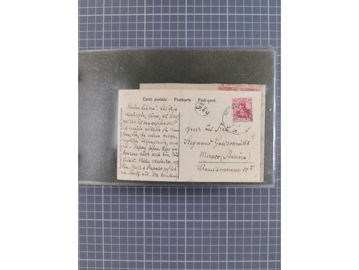 1900/37, kleine Sammlung “DSP OST-ASIATIISCHE LINIE” mit fast 70 Briefen, Karten und GSK inkl. weniger Belege “BREMEN-OSTASIE