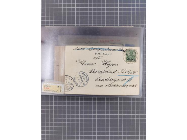 1900/37, kleine Sammlung “DSP OST-ASIATIISCHE LINIE” mit fast 70 Briefen, Karten und GSK inkl. weniger Belege “BREMEN-OSTASIE