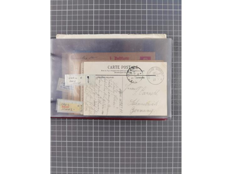 1900/37, kleine Sammlung “DSP OST-ASIATIISCHE LINIE” mit fast 70 Briefen, Karten und GSK inkl. weniger Belege “BREMEN-OSTASIE