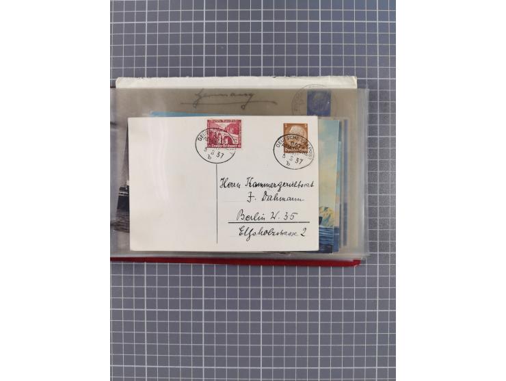 1900/37, kleine Sammlung “DSP OST-ASIATIISCHE LINIE” mit fast 70 Briefen, Karten und GSK inkl. weniger Belege “BREMEN-OSTASIE