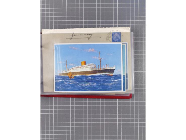 1900/37, kleine Sammlung “DSP OST-ASIATIISCHE LINIE” mit fast 70 Briefen, Karten und GSK inkl. weniger Belege “BREMEN-OSTASIE