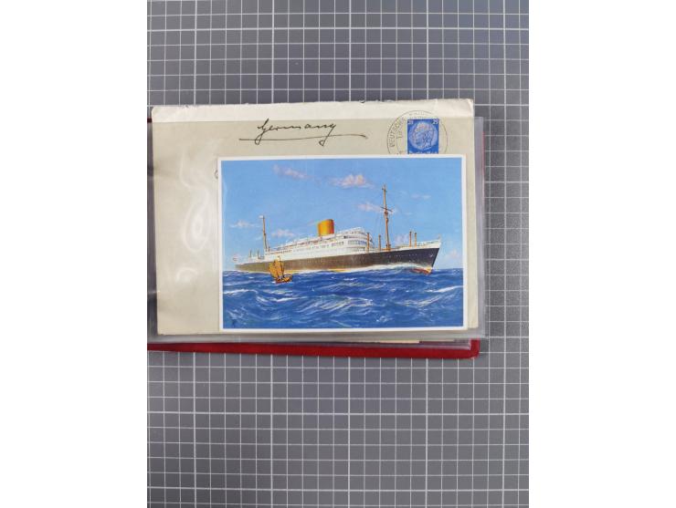 1900/37, kleine Sammlung “DSP OST-ASIATIISCHE LINIE” mit fast 70 Briefen, Karten und GSK inkl. weniger Belege “BREMEN-OSTASIE
