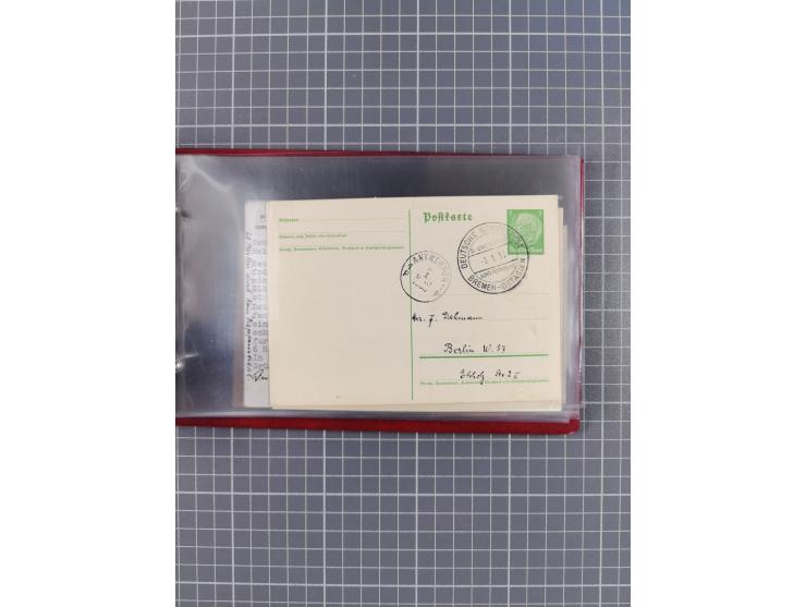 1900/37, kleine Sammlung “DSP OST-ASIATIISCHE LINIE” mit fast 70 Briefen, Karten und GSK inkl. weniger Belege “BREMEN-OSTASIE