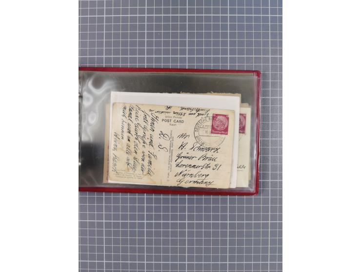 1900/37, kleine Sammlung “DSP OST-ASIATIISCHE LINIE” mit fast 70 Briefen, Karten und GSK inkl. weniger Belege “BREMEN-OSTASIE