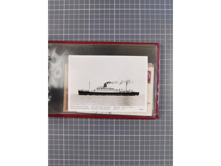 1900/37, kleine Sammlung “DSP OST-ASIATIISCHE LINIE” mit fast 70 Briefen, Karten und GSK inkl. weniger Belege “BREMEN-OSTASIE