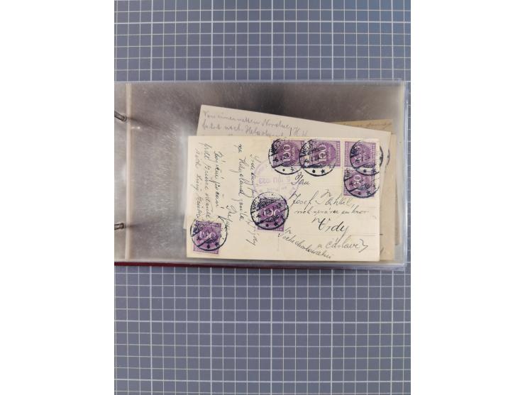 1897/1939, kleine Sammlung “Schiffspost in der Nordsee” mit Schwerpunkt Helgoland, ca. 50 Briefe und Karten mit Schiffspost-N