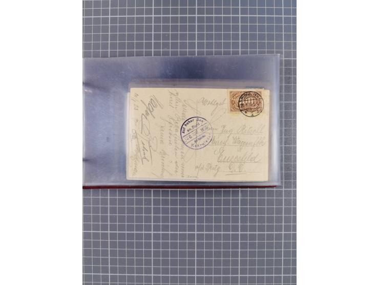 1897/1939, kleine Sammlung “Schiffspost in der Nordsee” mit Schwerpunkt Helgoland, ca. 50 Briefe und Karten mit Schiffspost-N