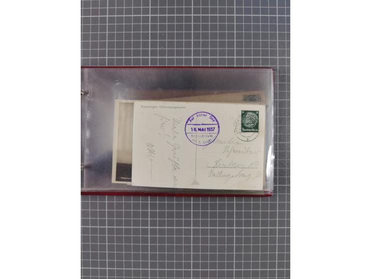 1897/1939, kleine Sammlung “Schiffspost in der Nordsee” mit Schwerpunkt Helgoland, ca. 50 Briefe und Karten mit Schiffspost-N