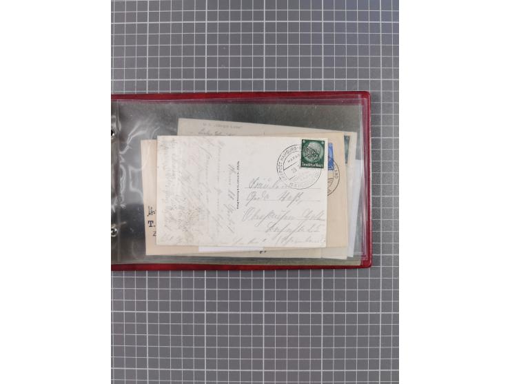 1897/1939, kleine Sammlung “Schiffspost in der Nordsee” mit Schwerpunkt Helgoland, ca. 50 Briefe und Karten mit Schiffspost-N